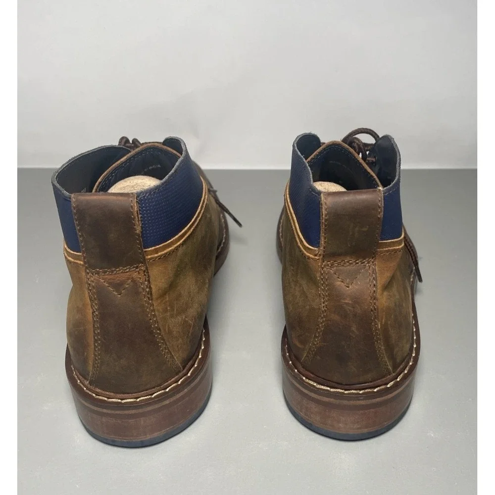 Cole Haan Colton Chukka Brown Leather Boots C11771 Men's 9 M